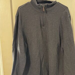 Club Room Dark Gray Zip-Up Sweater